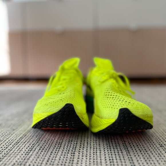 Men's Sz 8 Nike Vaporfly 3 Road Racing Shoes Volt/Scream Green/Barely Volt/Black - Picture 11 of 12